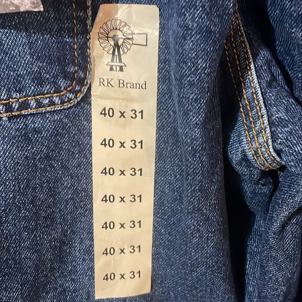 NWT - RK Brand - Carpenter Jeans relaxed fit - Picture 7 of 9